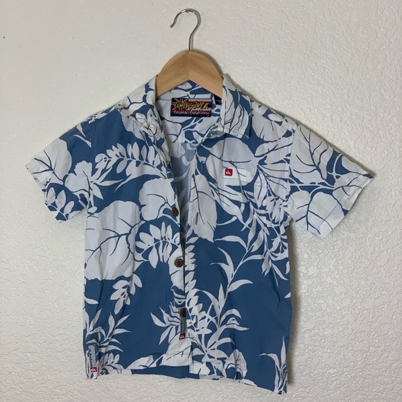 Quiksilver Other - Quicksilver | Hawaiian short sleeve shirt boys size 4